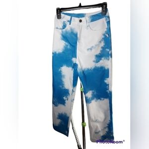 Tie dye pants small 50%polyester spandex